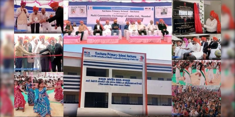 Pratahkal-Inauguration of the School built with the help of MCX
