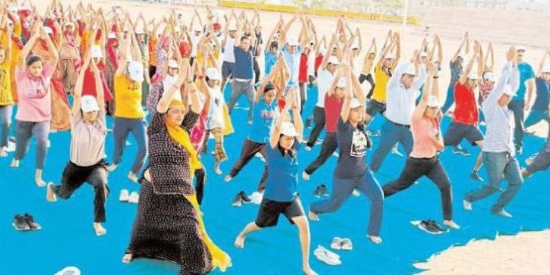 Pratahkal - Jodhapur - Yoga practice 