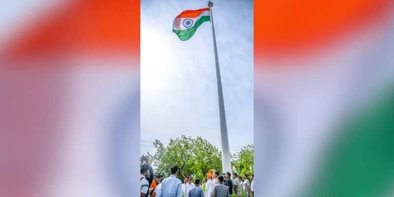Pratahkal-Jodhpur-CM Ashok Gehlot hoisted 100 feet high national flag