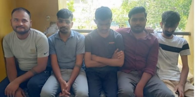 Pratahkal - Udaipur Crime News - 5 arrested for cheating 1.5 lahks in the name of online escort in Delhi