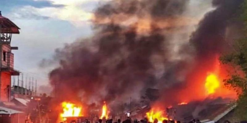 Pratahkal - Udaipur News Update - Violence again in Manipur, three people were burnt alive!