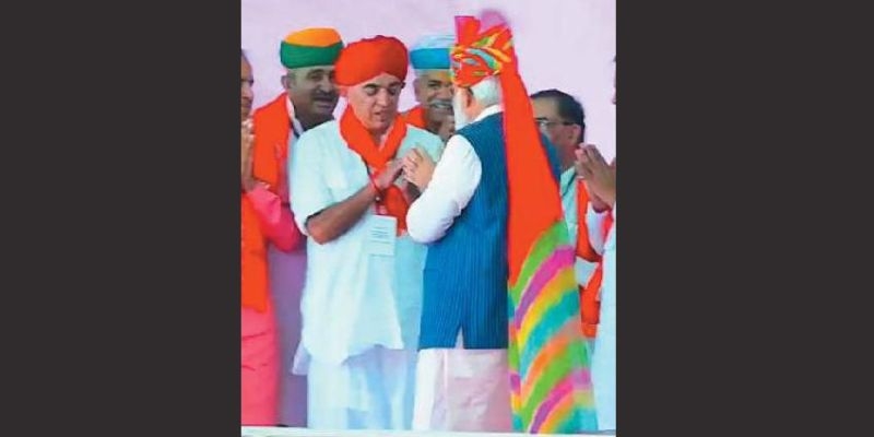 Manvendra Singh joins BJP