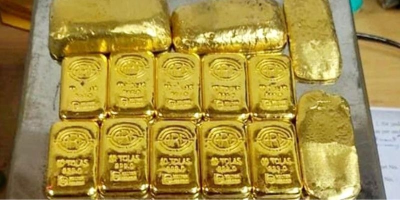 Gold seized at Mumbai Airport