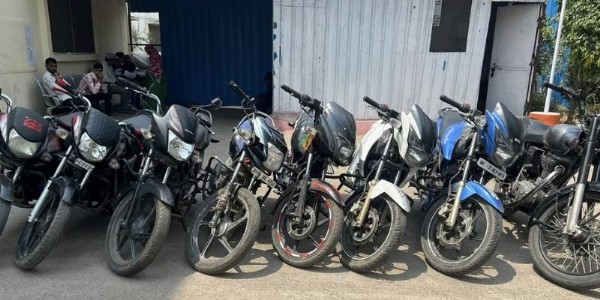 राजस्थान में 11 बाइक की चोरी के दो आरोपी गिरफ्तार